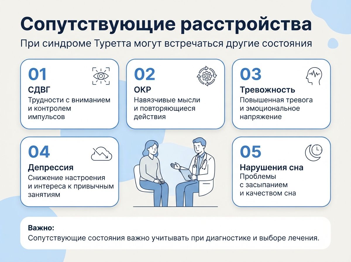Лечение синдрома Туретта в Пикалёво инфографика